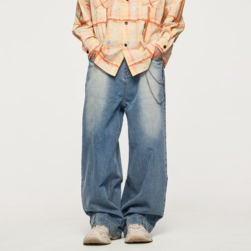 2024 Mirror Wide-leg Jeans
