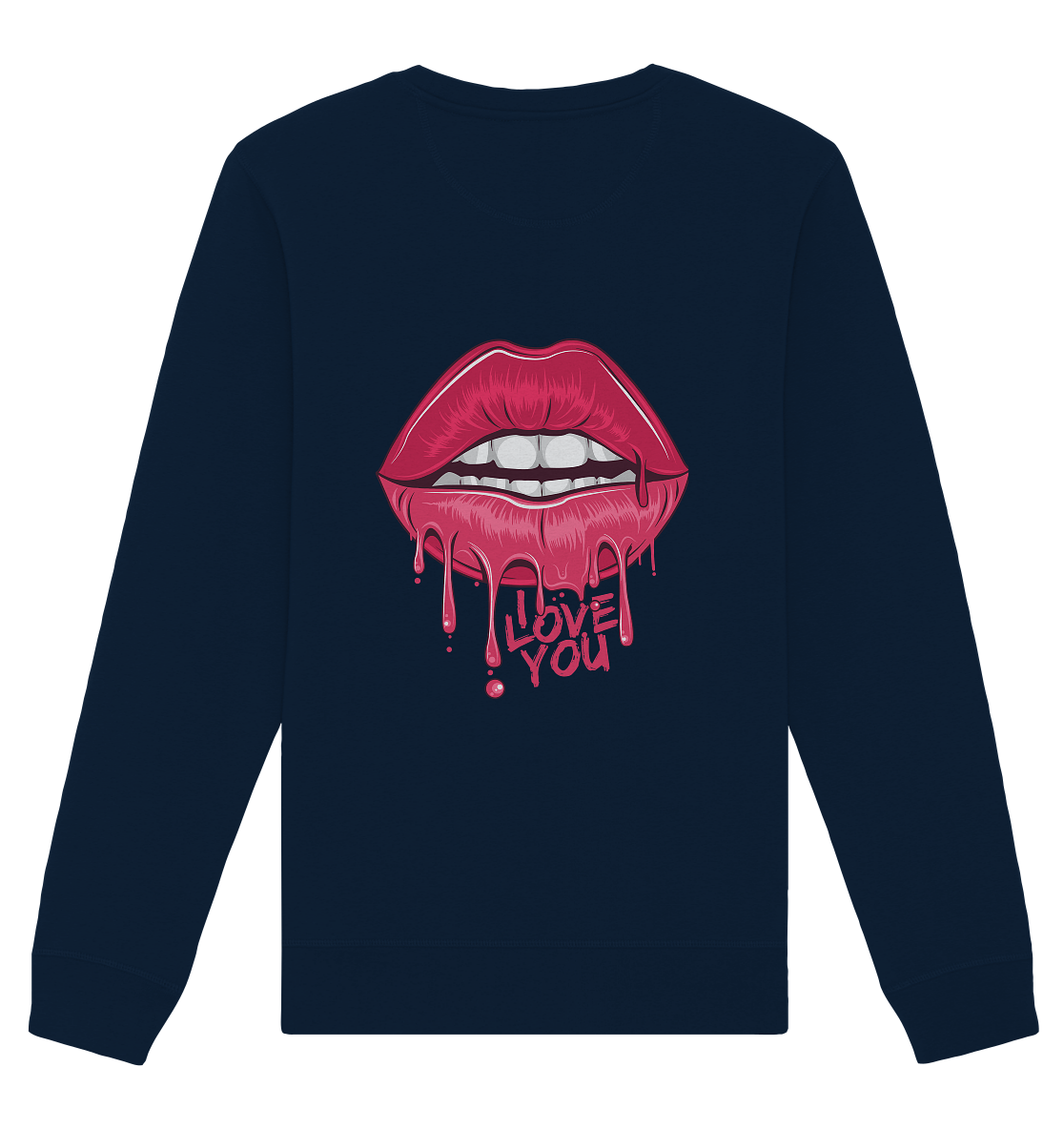 Aq Vogue DTF I Love You - Organic Basic Unisex Sweatshirt