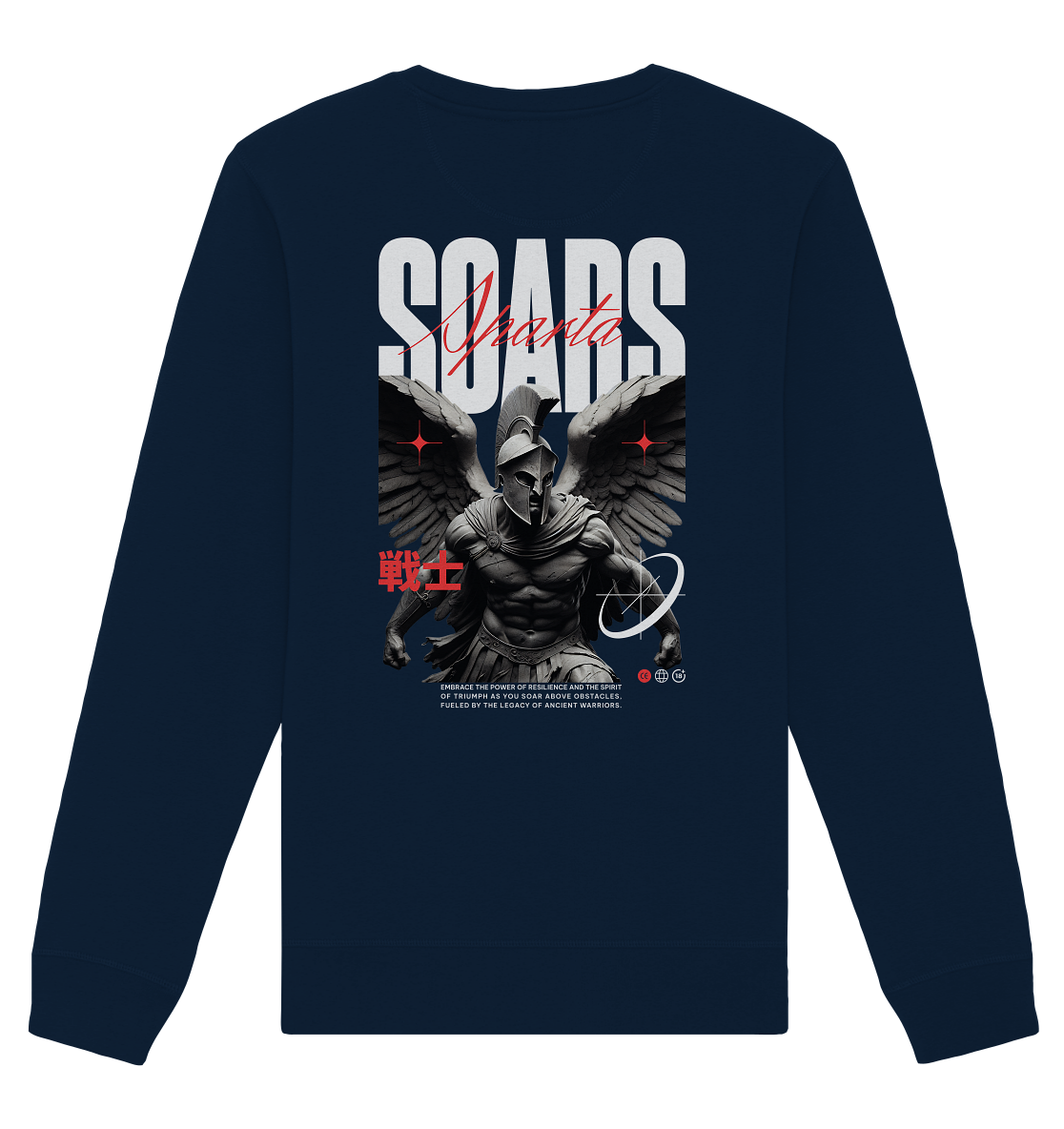 Aq Vogue DTF Spartan Wings - Organic Basic Unisex Sweatshirt