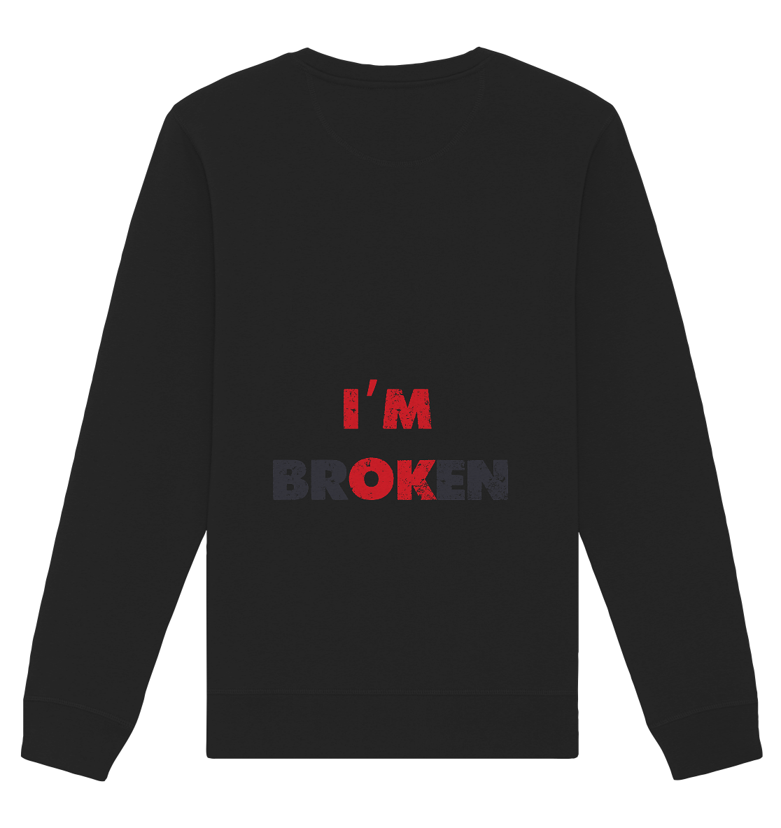 Aq Vogue DTF Im Ok - Organic Basic Unisex Sweatshirt