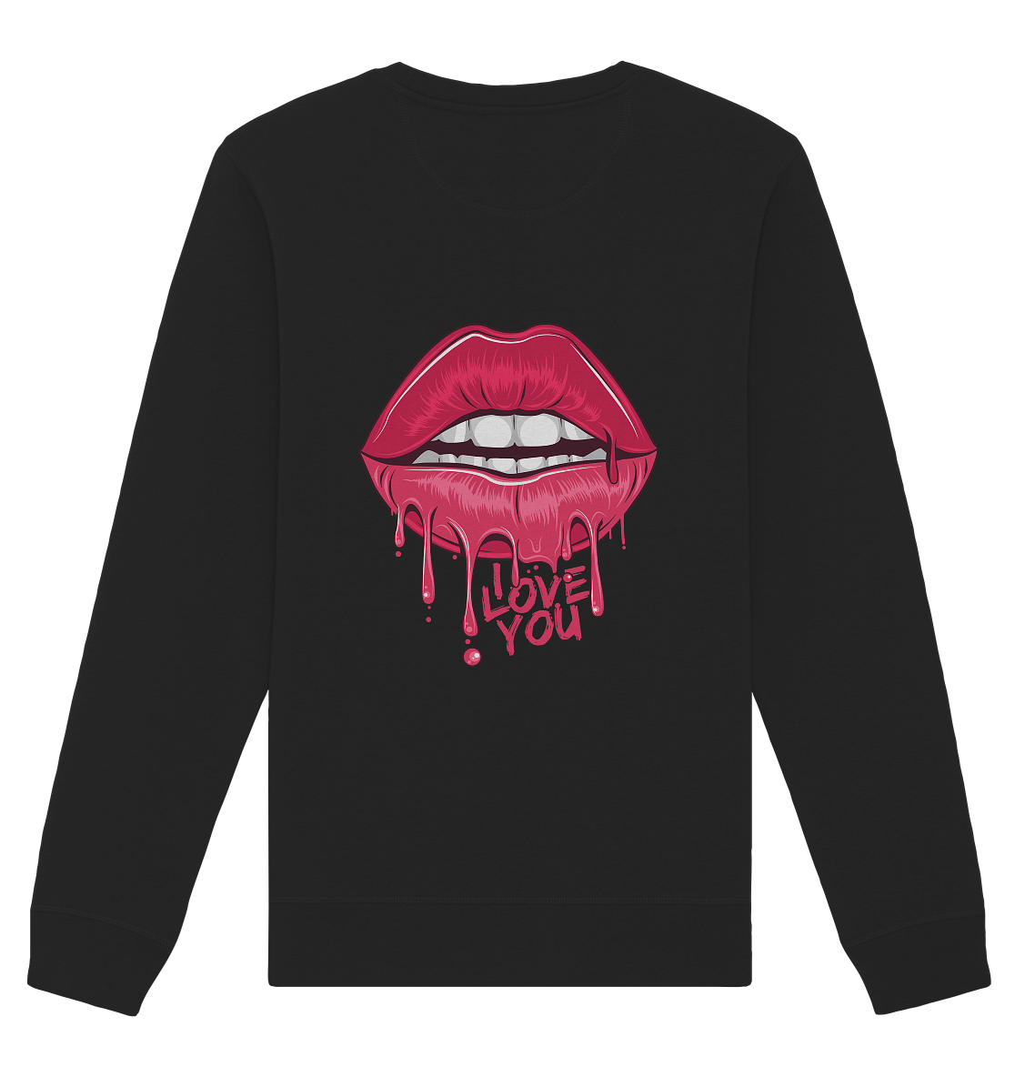 Aq Vogue DTF I Love You - Organic Basic Unisex Sweatshirt