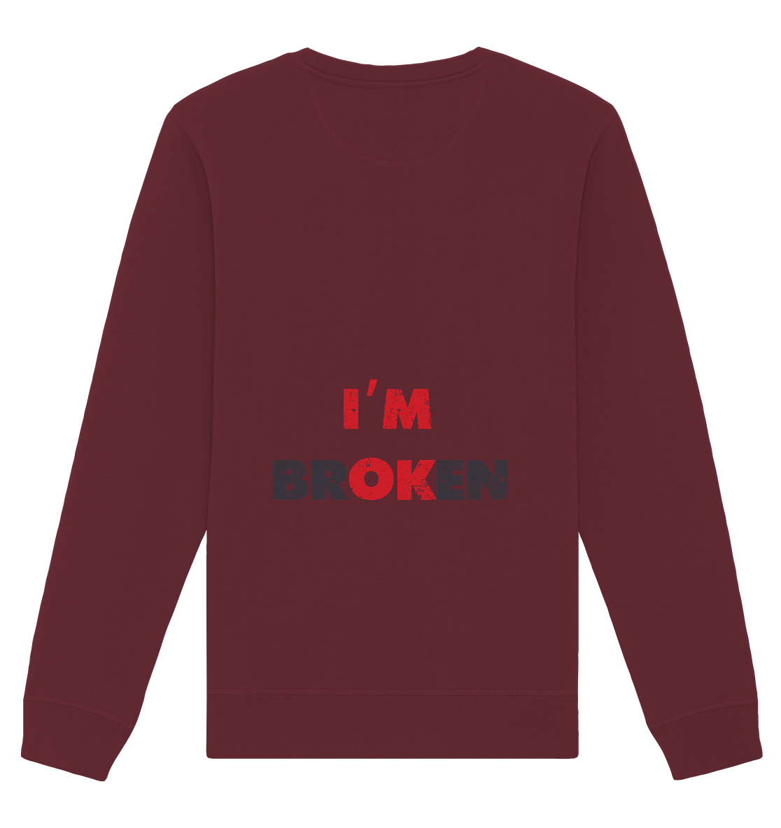 Aq Vogue DTF Im Ok - Organic Basic Unisex Sweatshirt