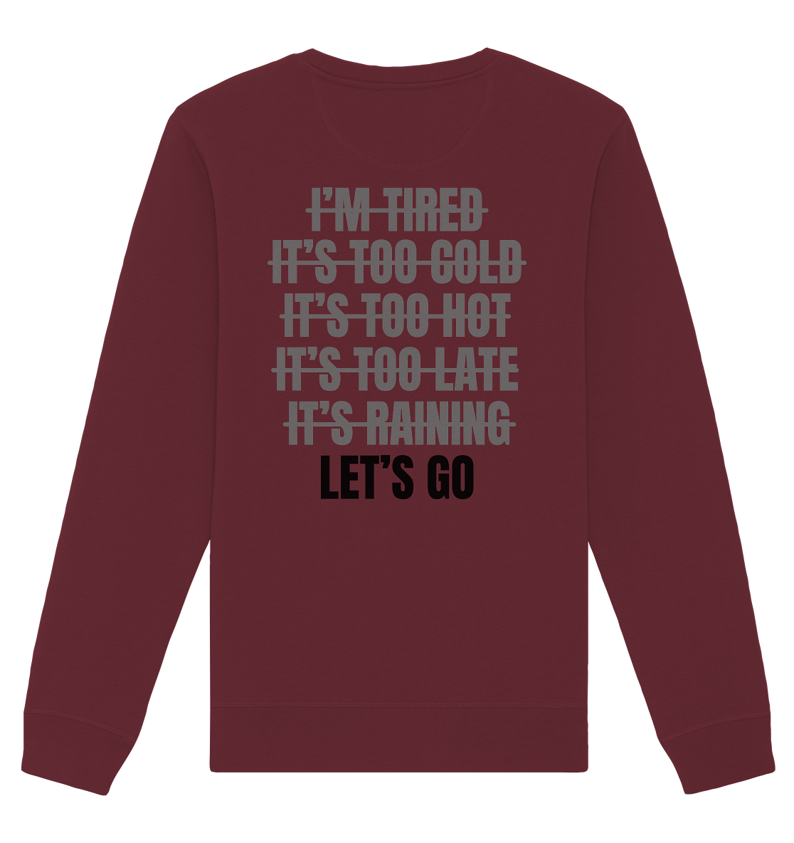 Aq Vogue DTF Lets Go - Organic Basic Unisex Sweatshirt