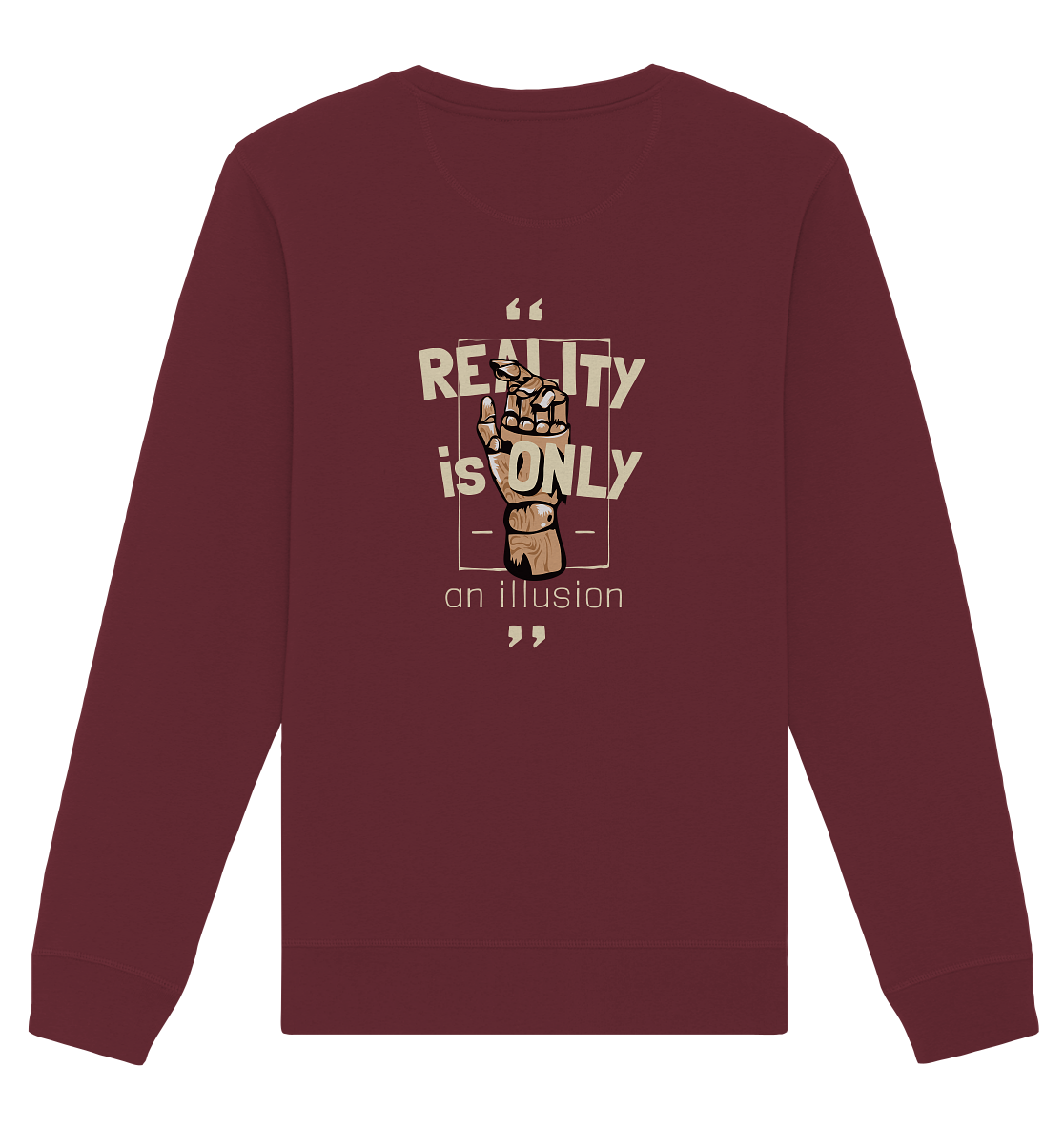 Aq Vogue DTF Realty - Organic Basic Unisex Sweatshirt