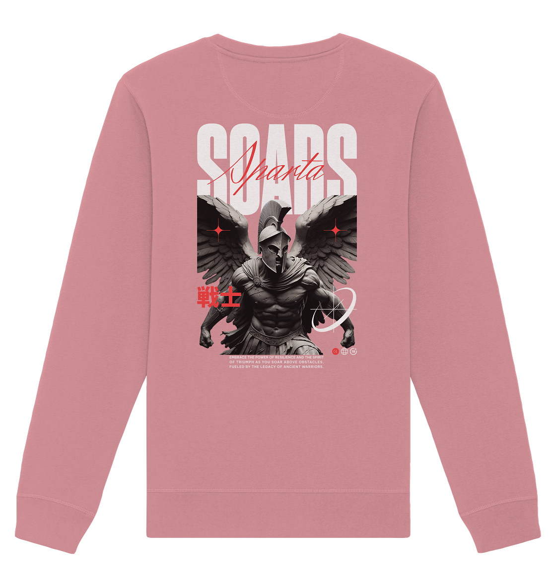 Aq Vogue DTF Spartan Wings - Organic Basic Unisex Sweatshirt