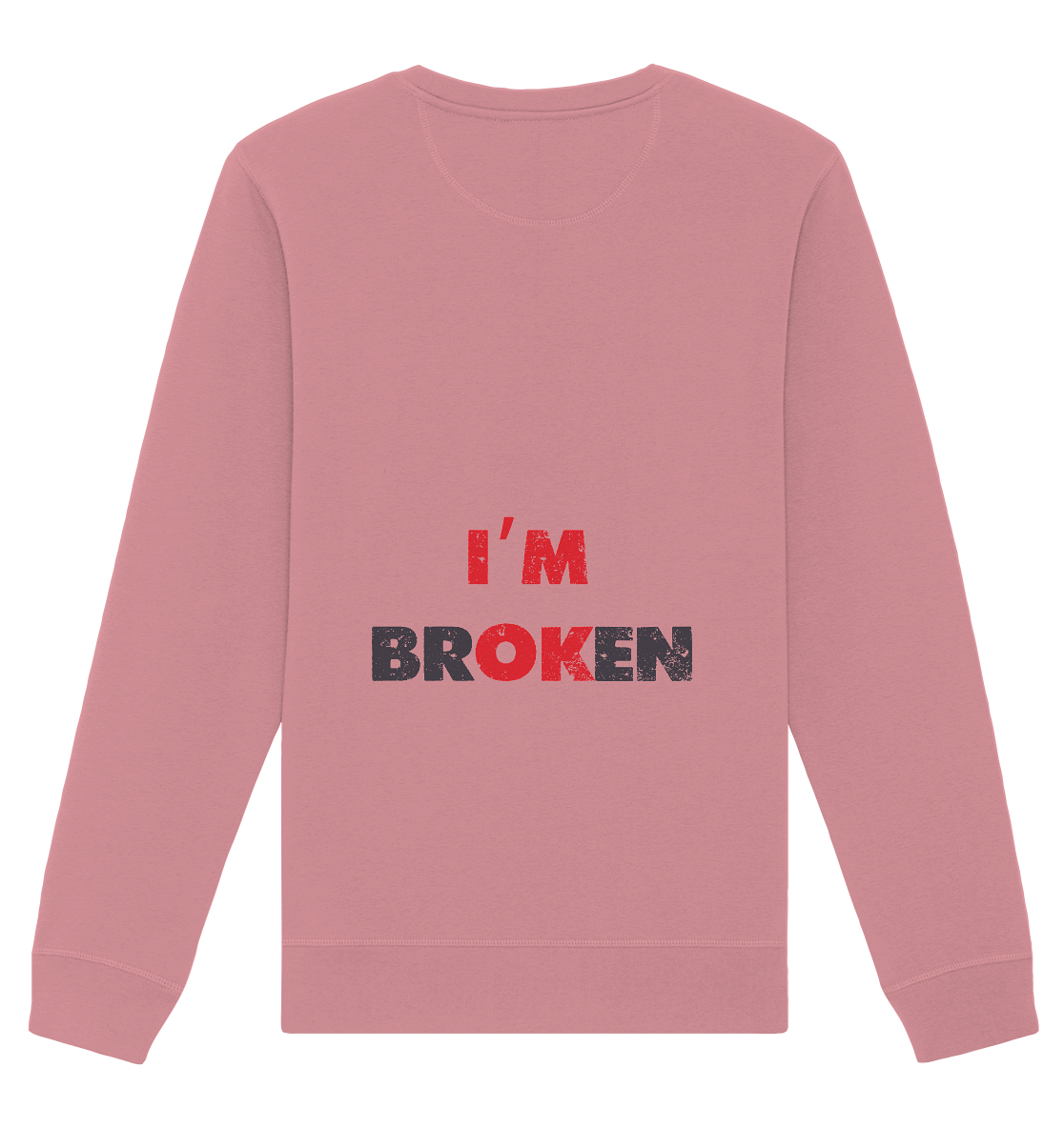Aq Vogue DTF Im Ok - Organic Basic Unisex Sweatshirt
