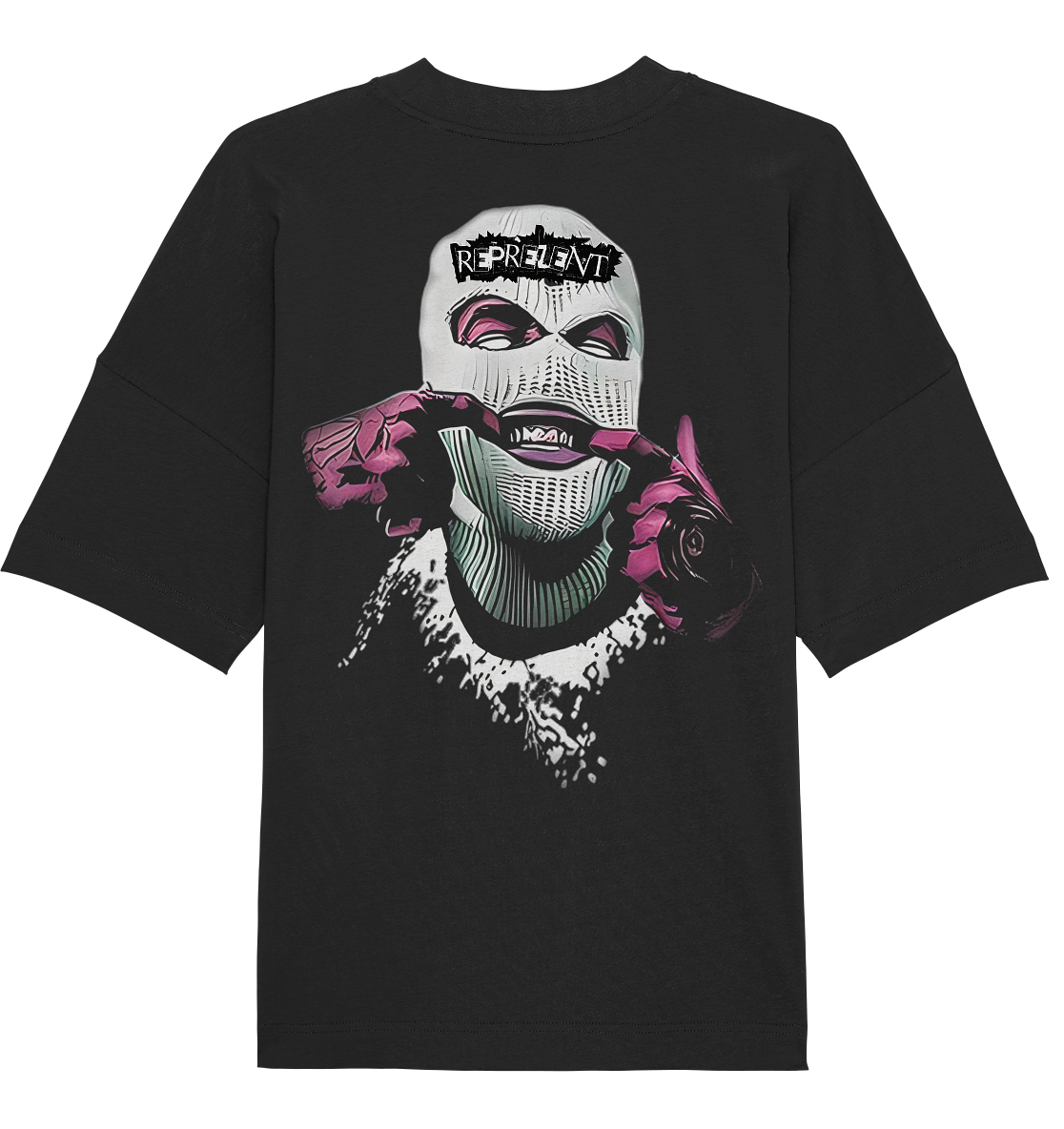 Aq Vogue DTF masked - Organic Oversize Shirt