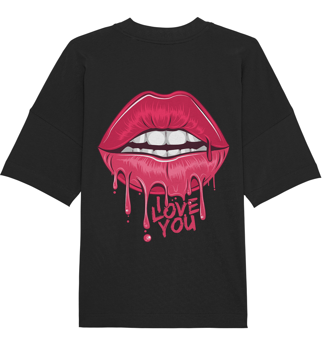 Aq Vogue DTF I Love You - Organic Oversize Shirt
