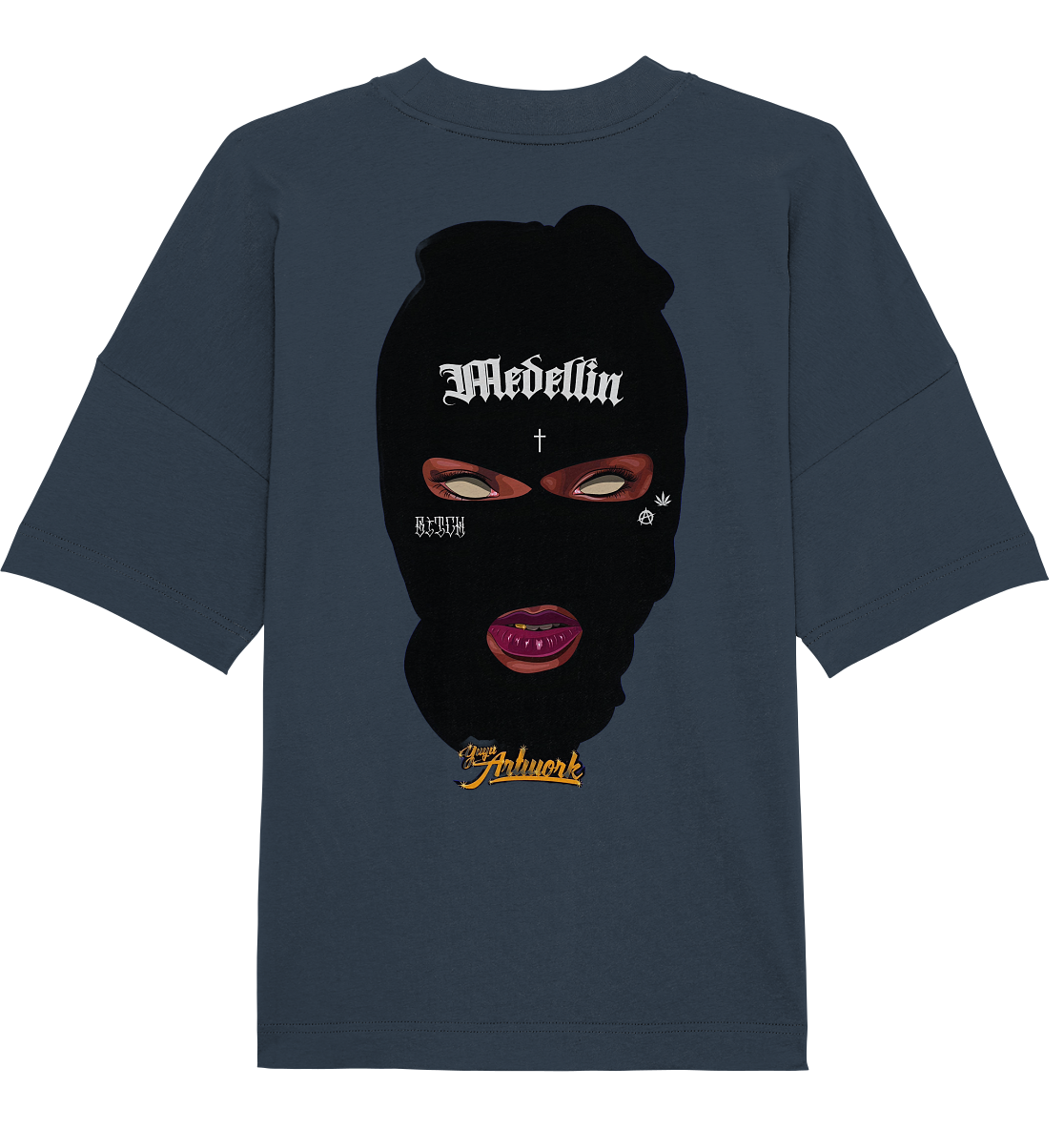 Aq Vogue DTF Rebellin - Organic Oversize Shirt
