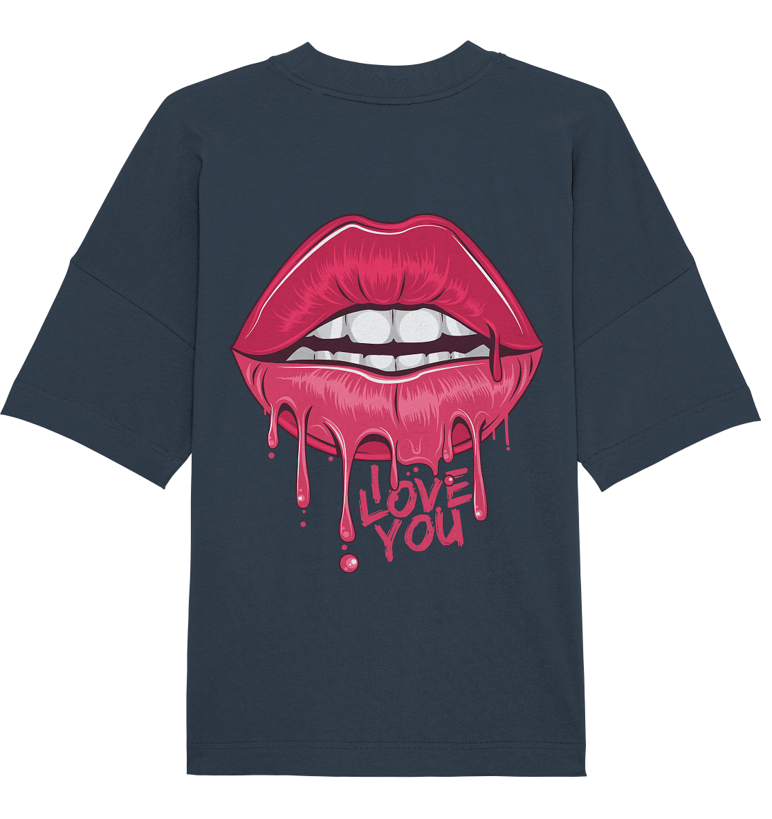 Aq Vogue DTF I Love You - Organic Oversize Shirt