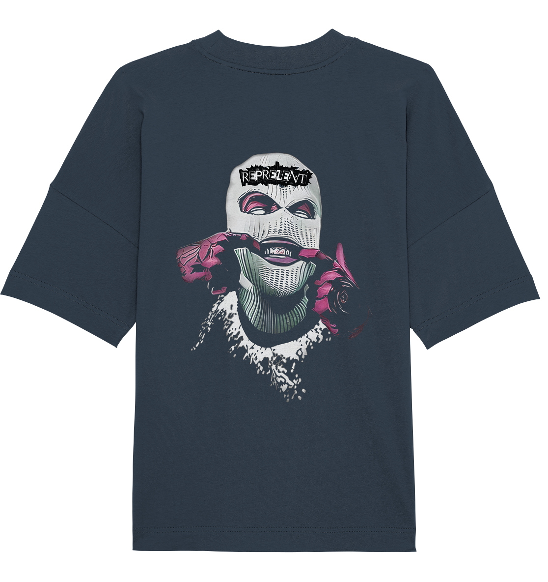 Aq Vogue DTF masked - Organic Oversize Shirt