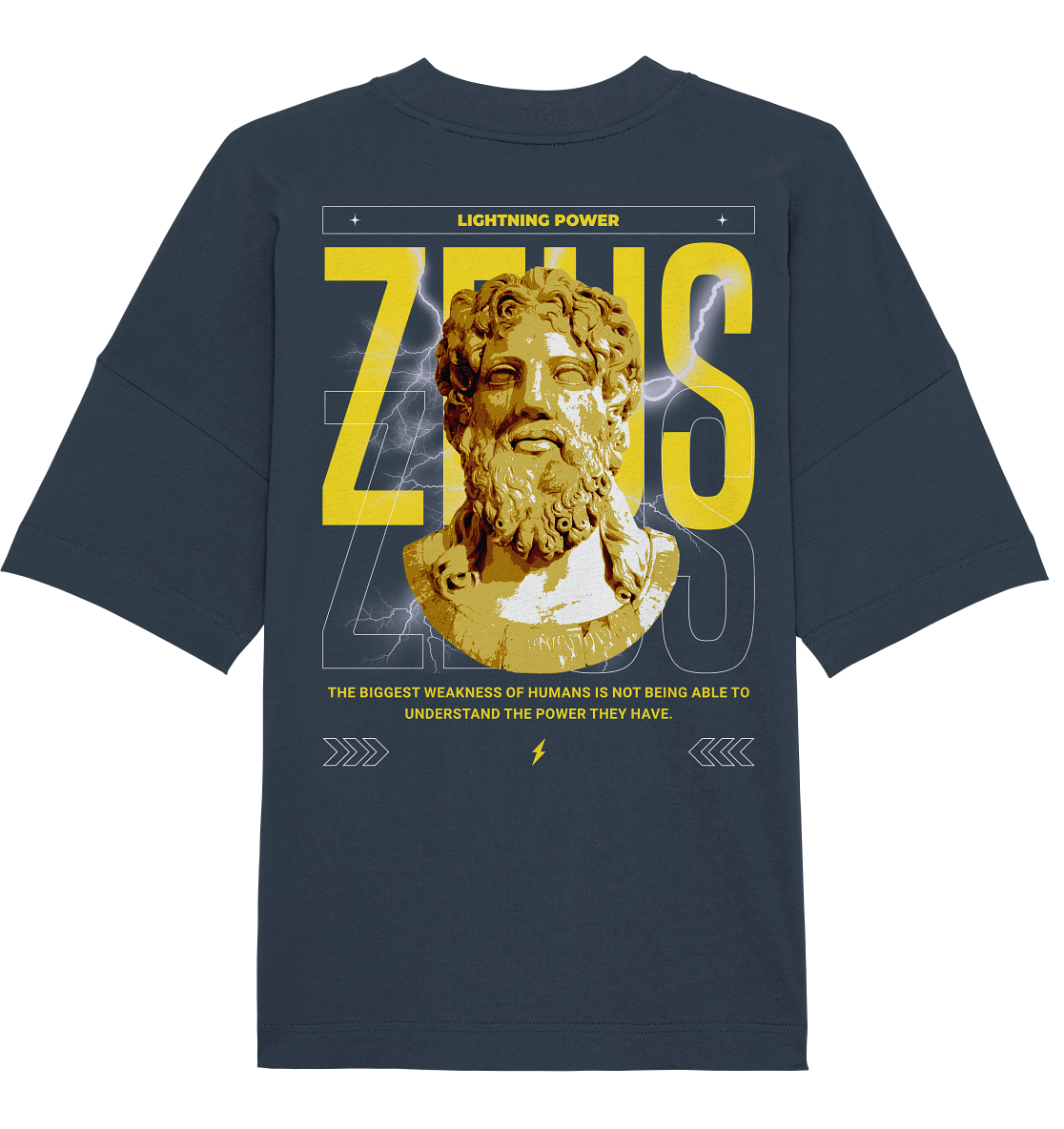 Aq Vogue DTF Zeus - Organic Oversize Shirt