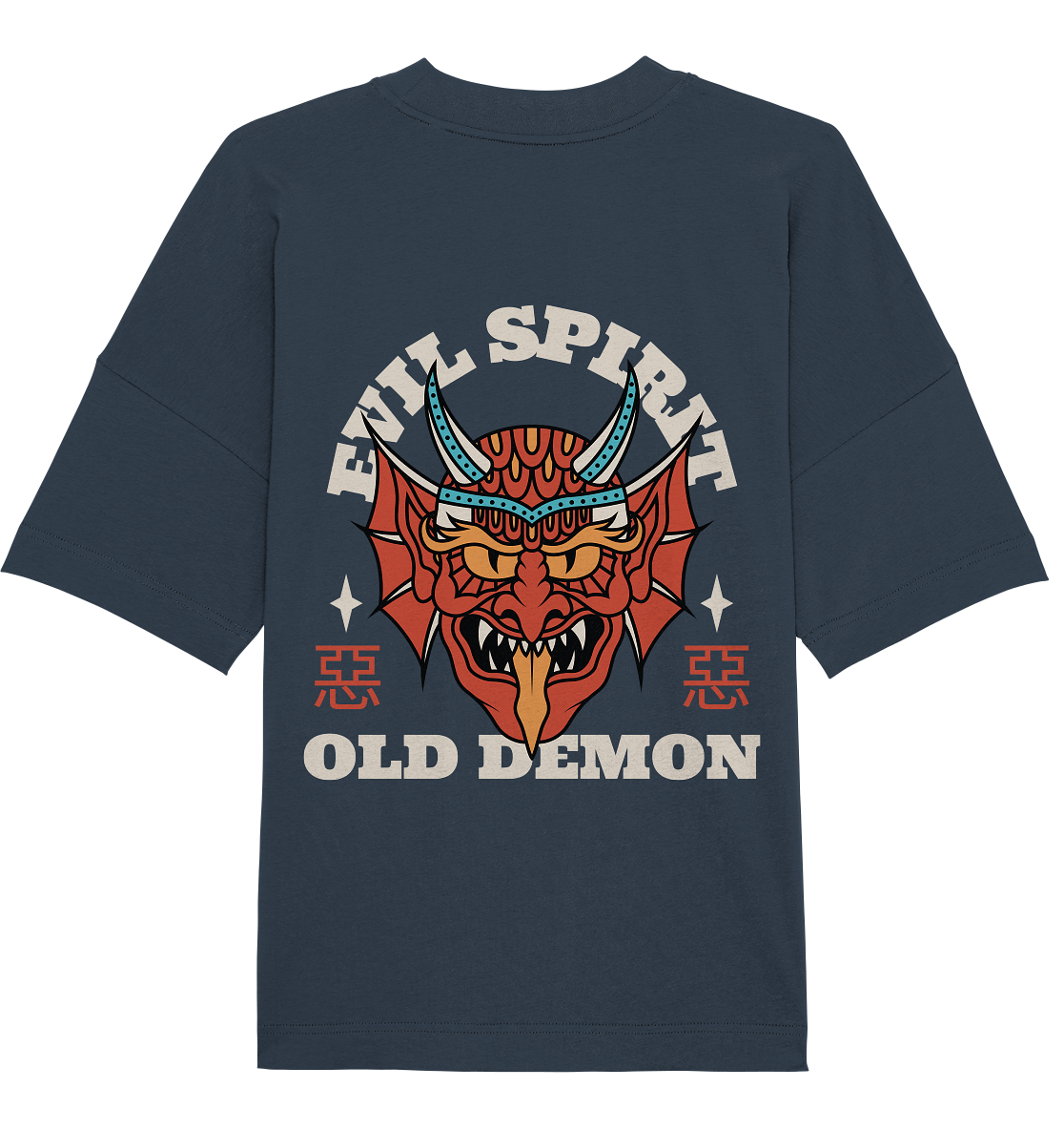 Aq Vogue DTF Demon - Organic Oversize Shirt