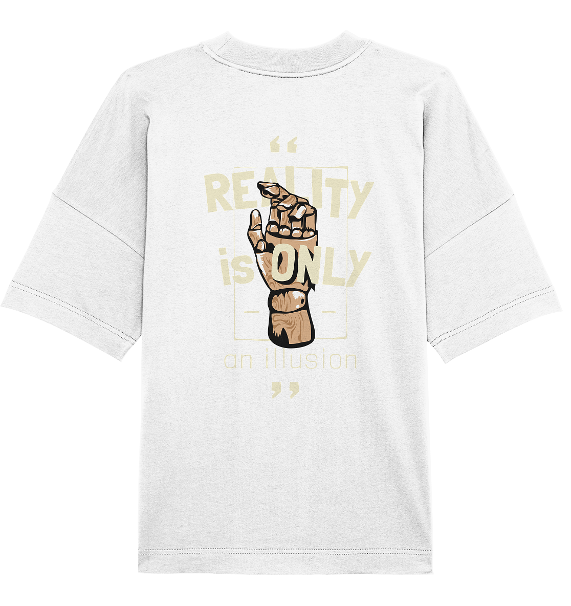 Aq Vogue DTF Realty - Organic Oversize Shirt