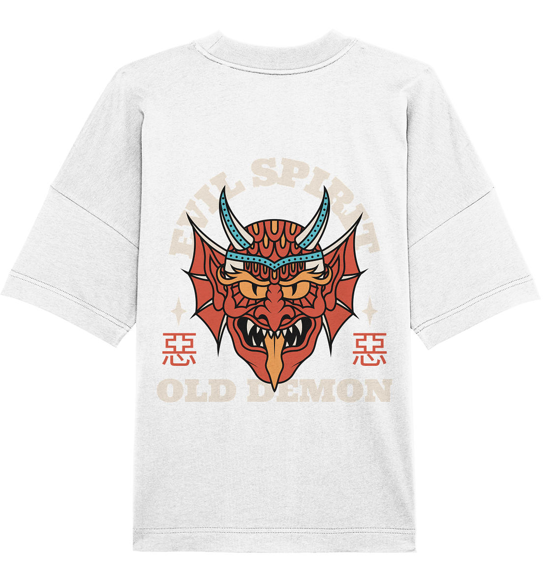 Aq Vogue DTF Demon - Organic Oversize Shirt