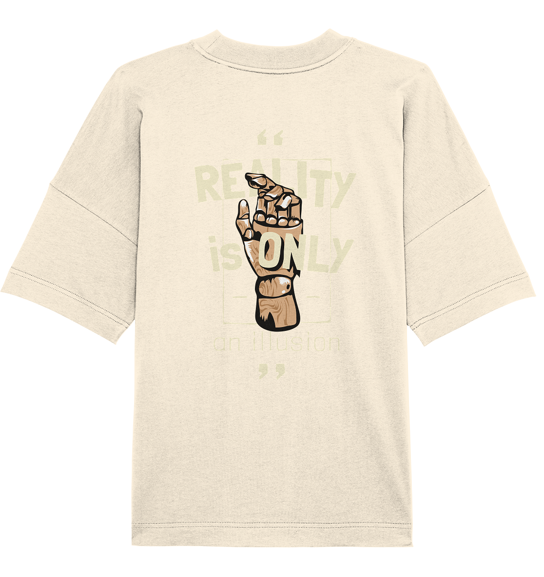 Aq Vogue DTF Realty - Organic Oversize Shirt