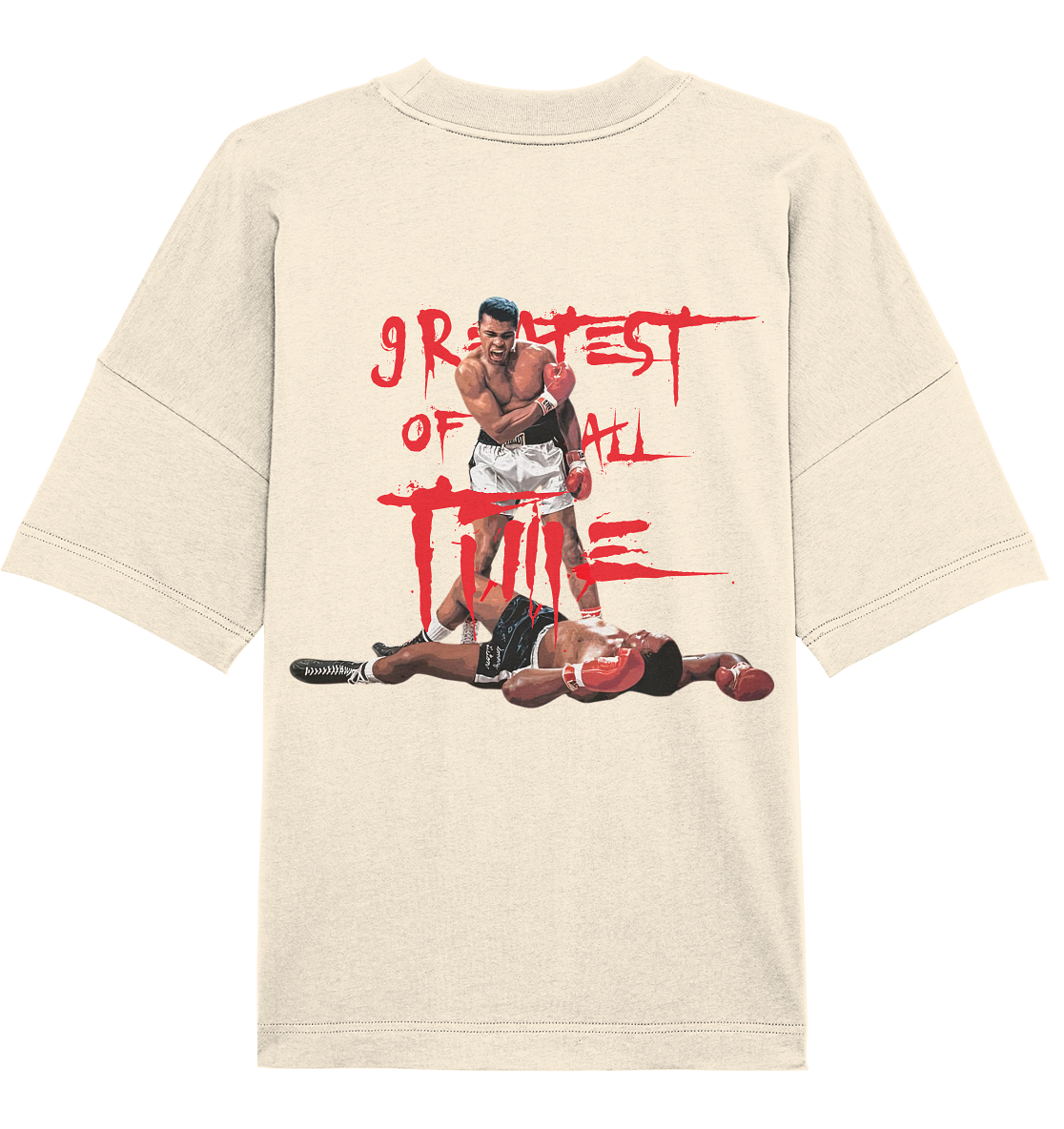 Aq Vogue DTF greatest of all time - Organic Oversize Shirt