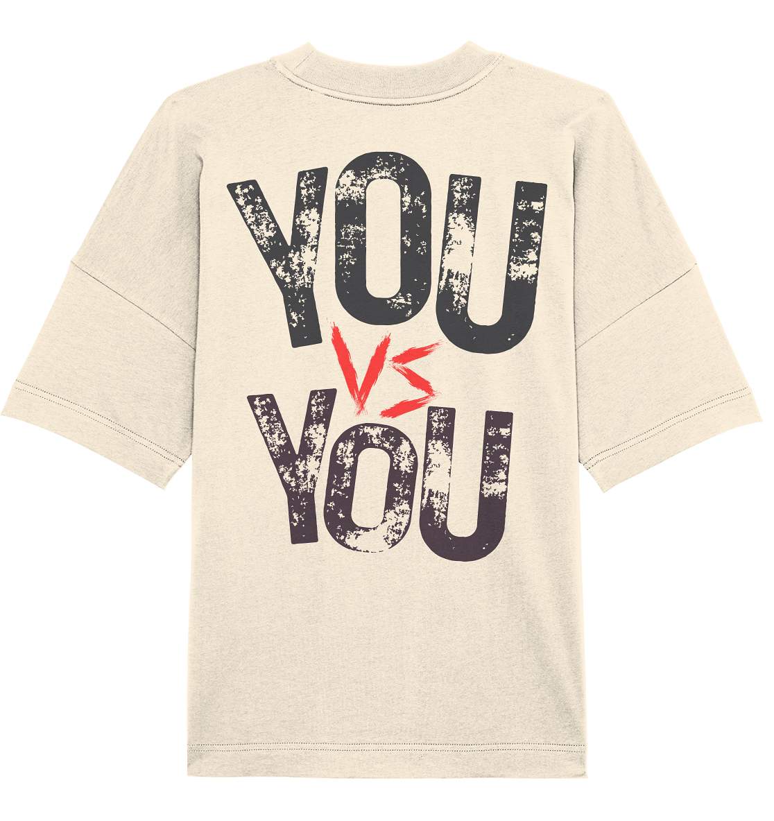 Aq Vogue DTF you vs you - Organic Oversize Shirt