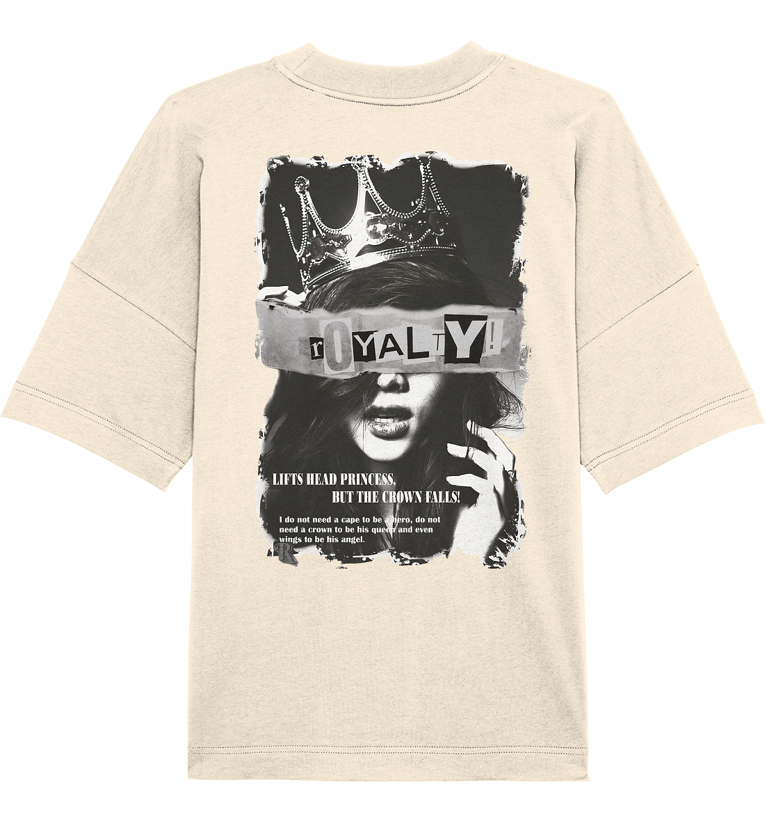 Aq Vogue DTF Royalty - Organic Oversize Shirt