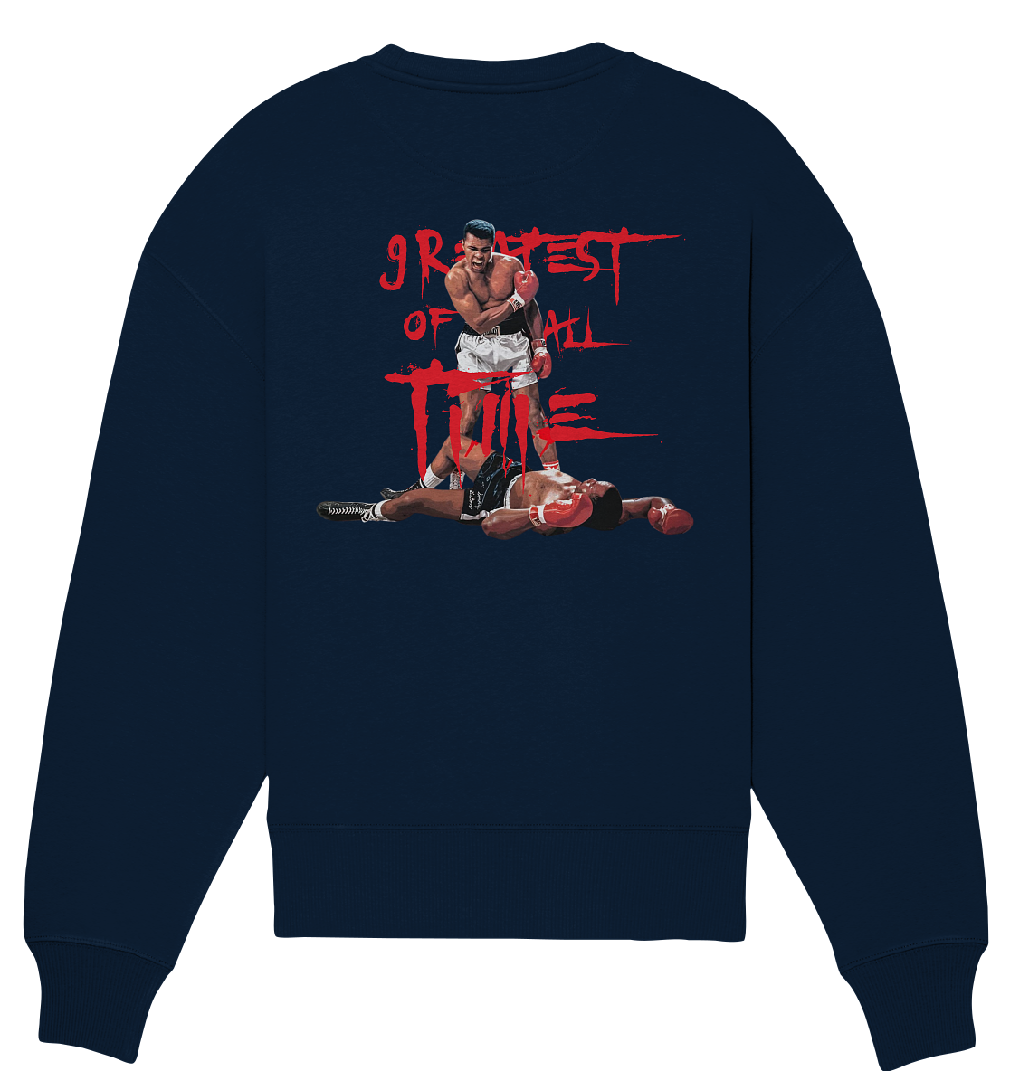 Aq Vogue DTF greatest of all time - Organic Oversize Sweatshirt