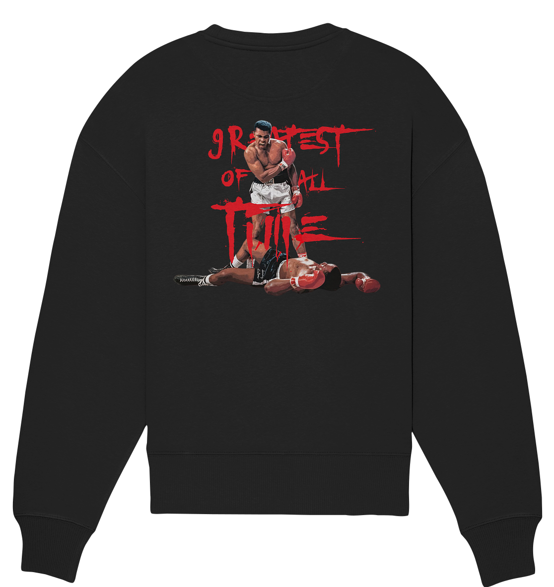 Aq Vogue DTF greatest of all time - Organic Oversize Sweatshirt