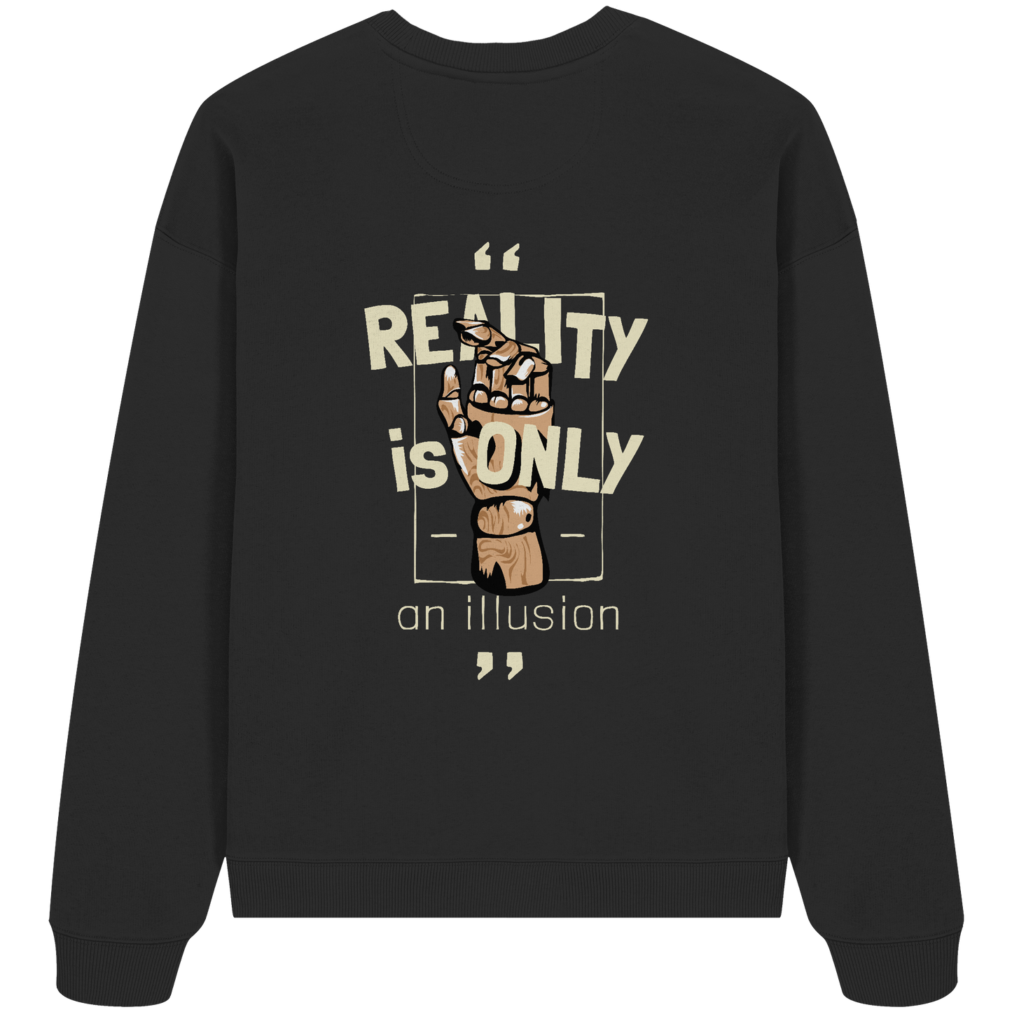 Aq Vogue DTF Realty - Organic Oversize Sweatshirt