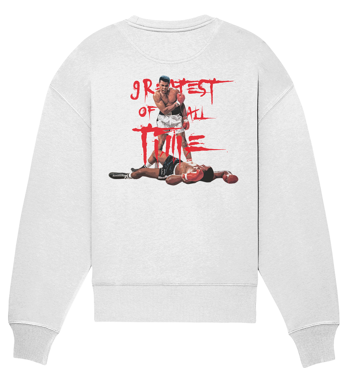 Aq Vogue DTF greatest of all time - Organic Oversize Sweatshirt