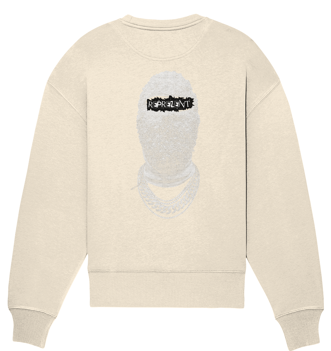 Aq Vogue DTF Represent - Organic Oversize Sweatshirt