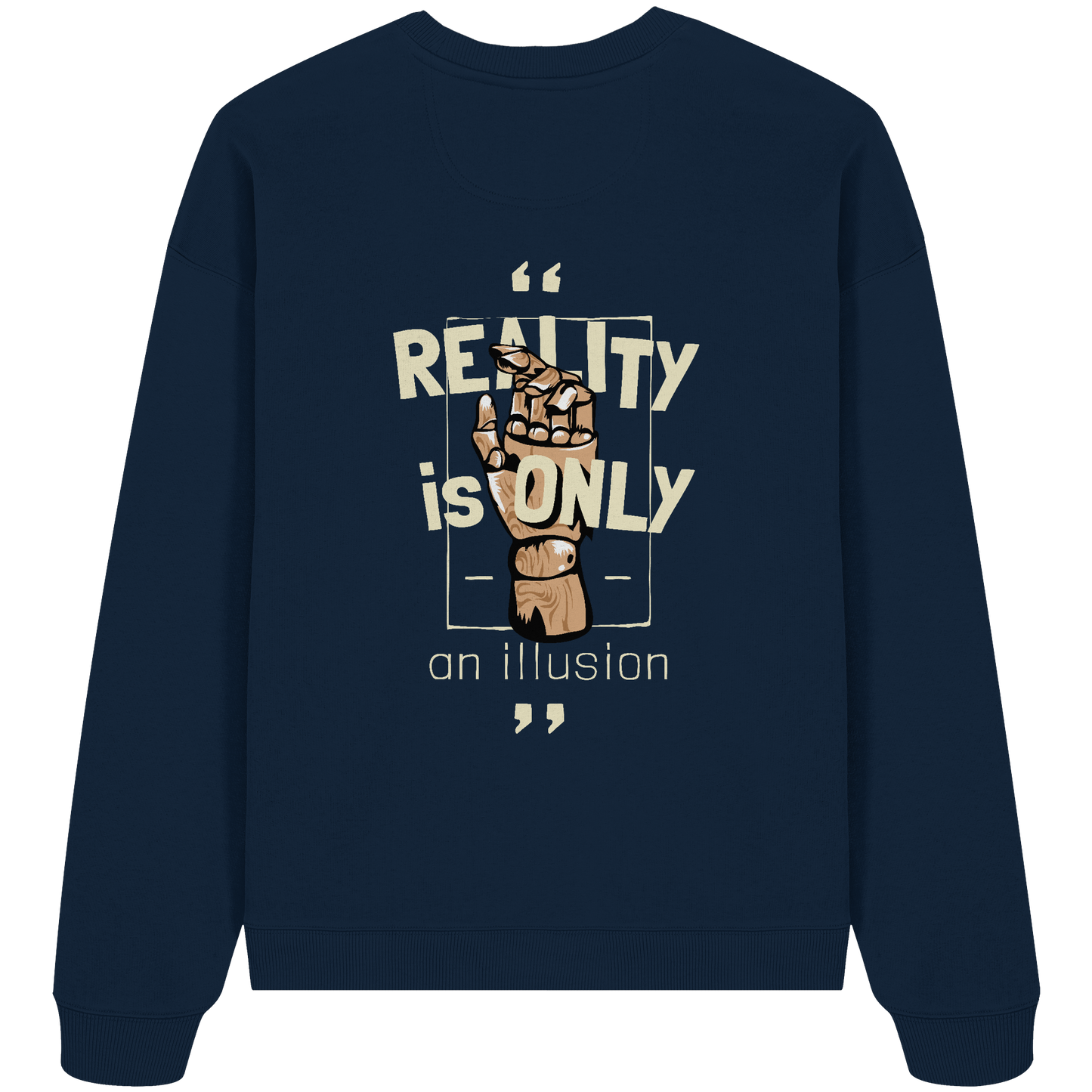Aq Vogue DTF Realty - Organic Oversize Sweatshirt