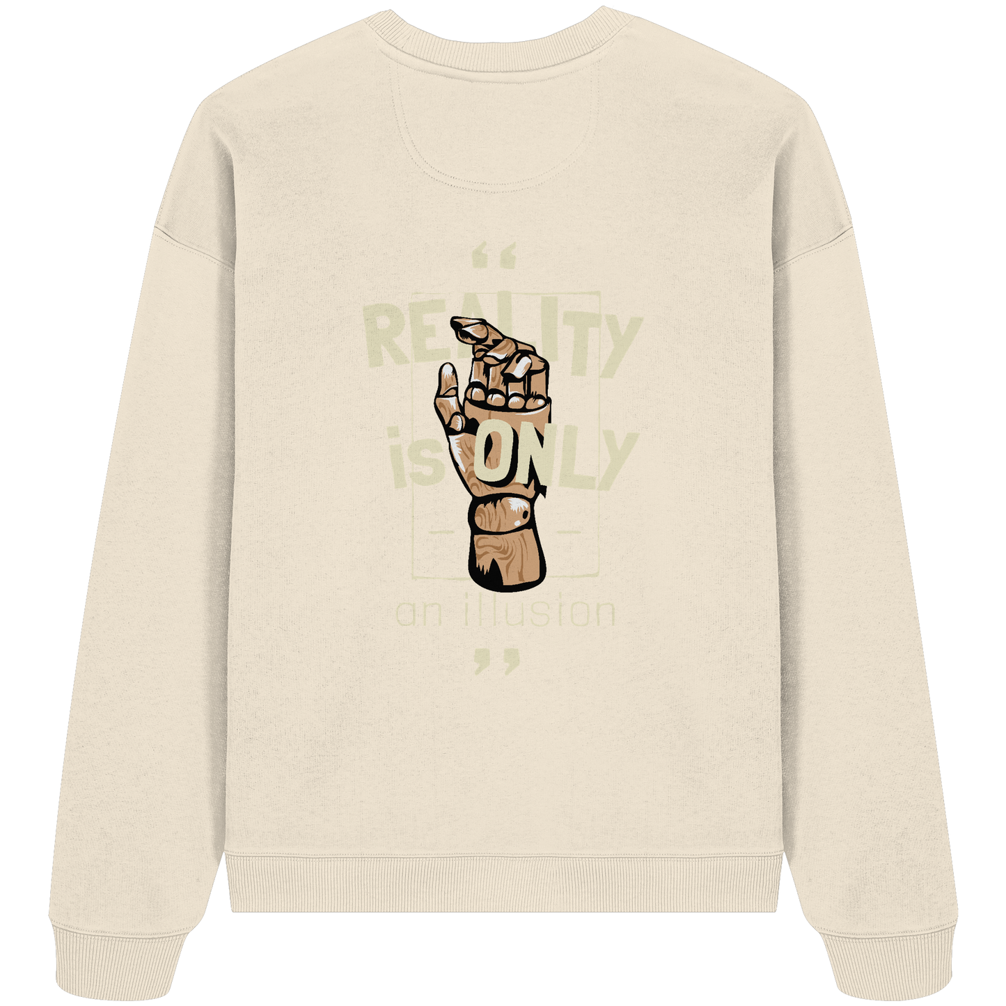 Aq Vogue DTF Realty - Organic Oversize Sweatshirt