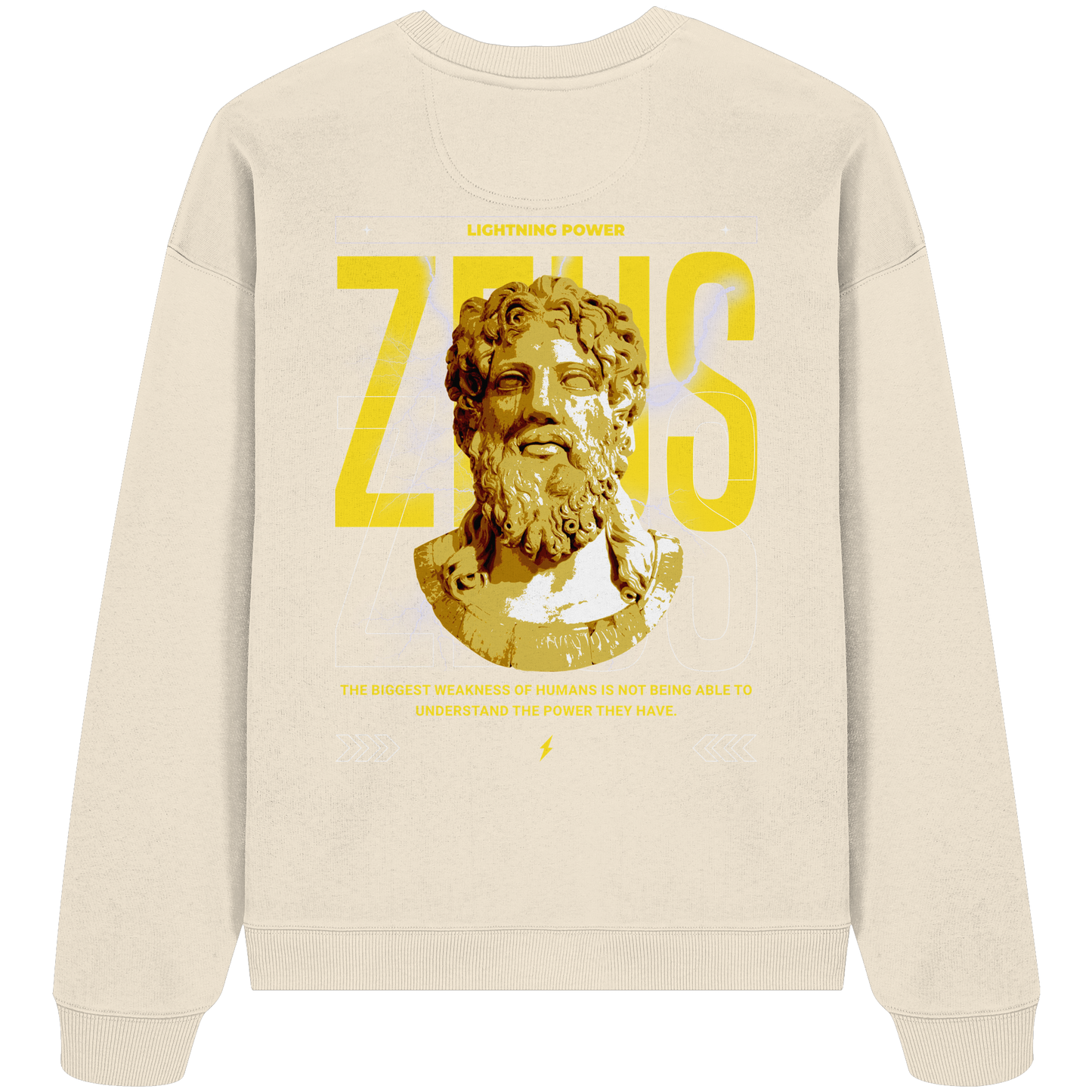 Aq Vogue DTF Zeus - Organic Oversize Sweatshirt