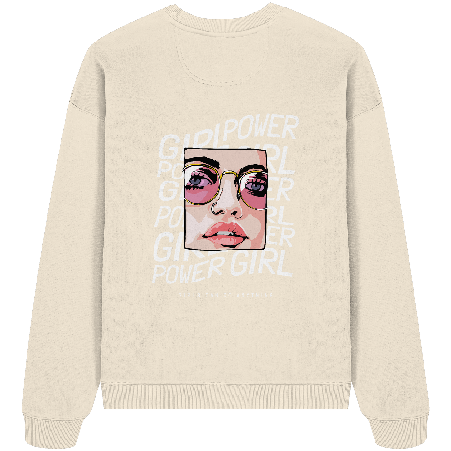 Aq Vogue DTF Zeus Kopie - Organic Oversize Sweatshirt