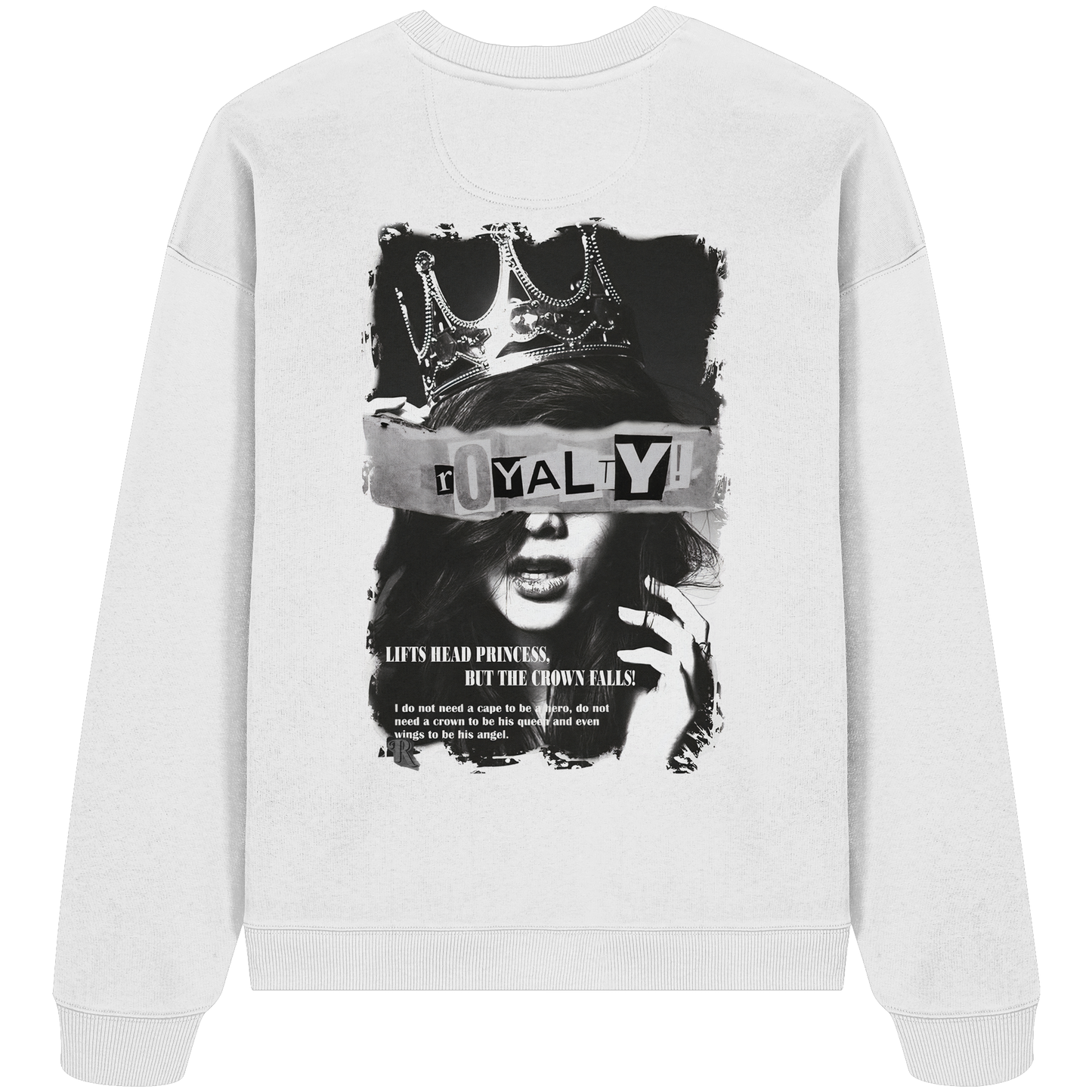 Aq Vogue DTF Royalty - Organic Oversize Sweatshirt