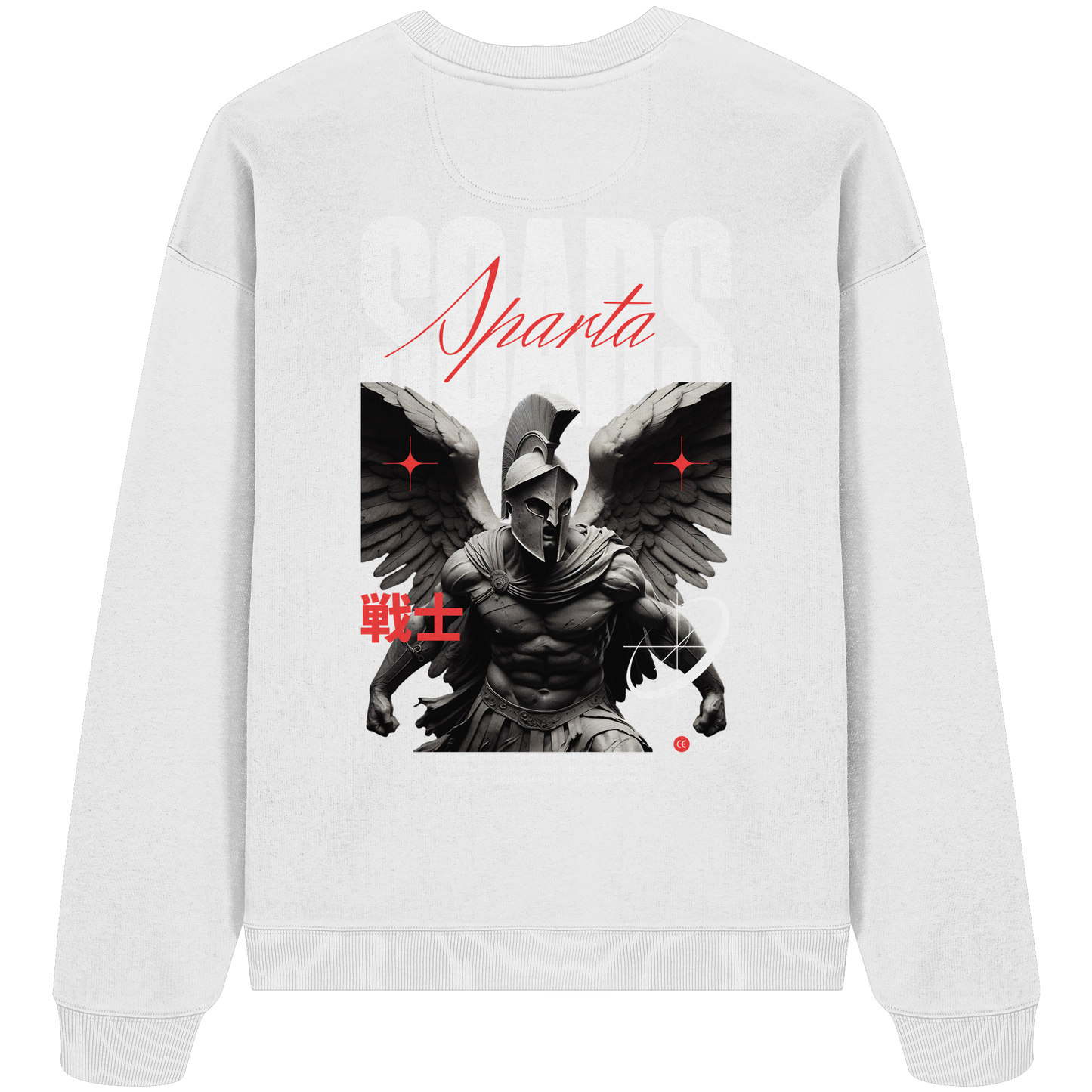 Aq Vogue DTF Spartan Wings - Organic Oversize Sweatshirt