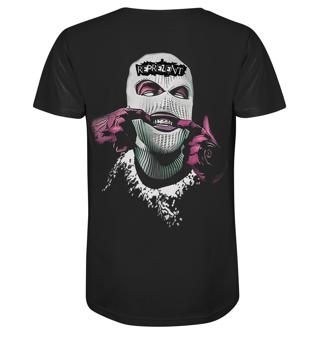 Aq Vogue DTF masked - Organic Shirt