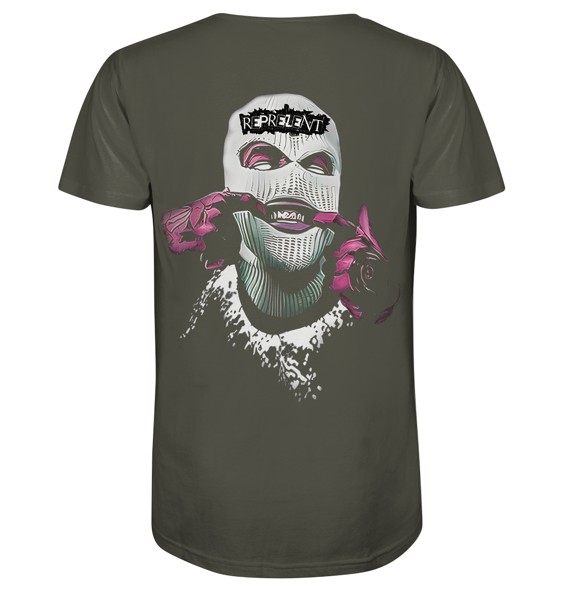 Aq Vogue DTF masked - Organic Shirt