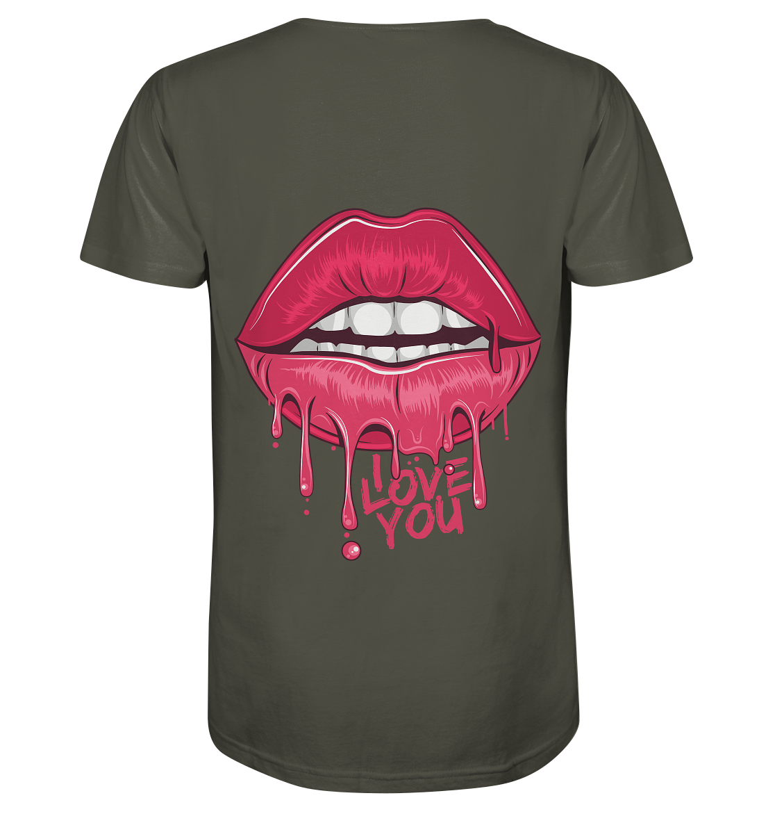 Aq Vogue DTF I Love You - Organic Shirt