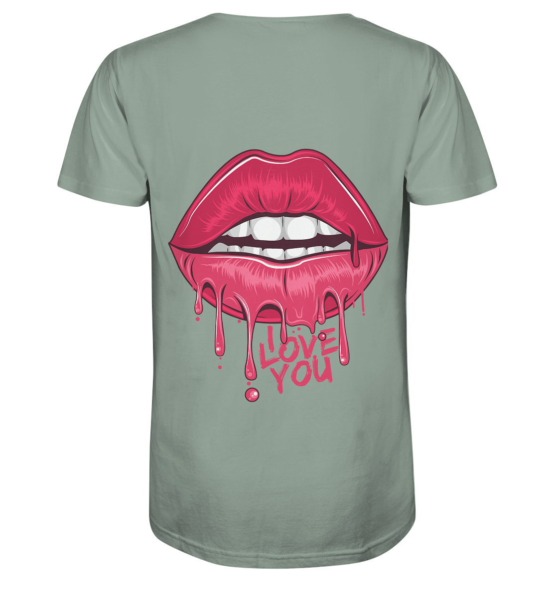 Aq Vogue DTF I Love You - Organic Shirt
