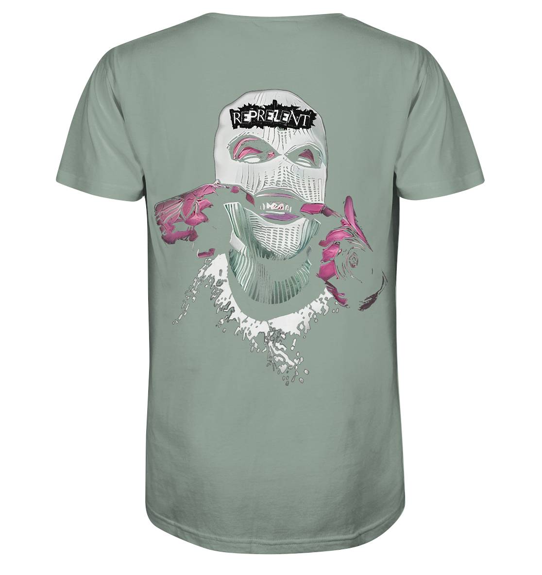 Aq Vogue DTF masked - Organic Shirt