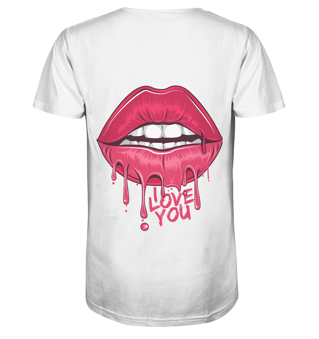 Aq Vogue DTF I Love You - Organic Shirt