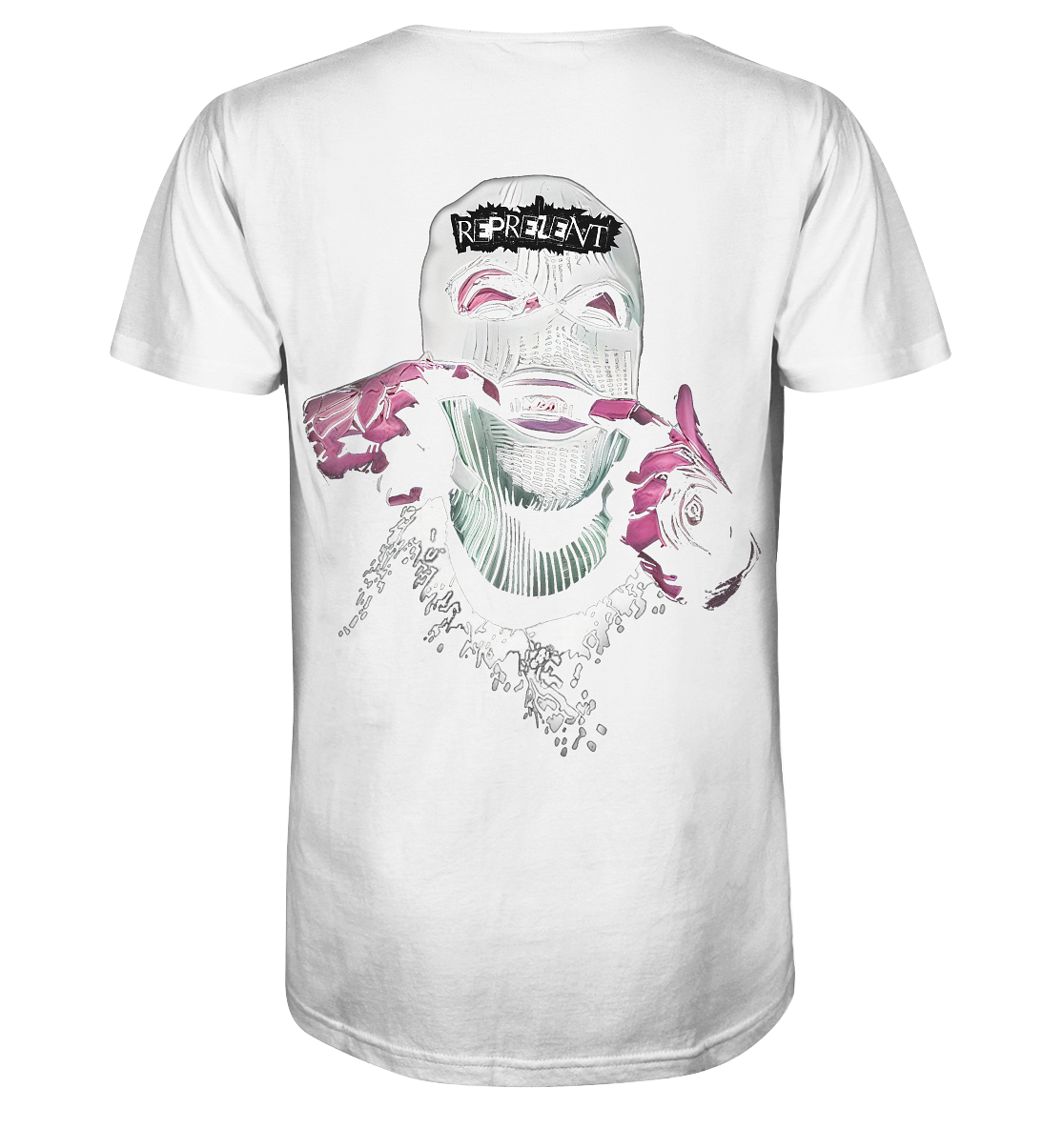 Aq Vogue DTF masked - Organic Shirt