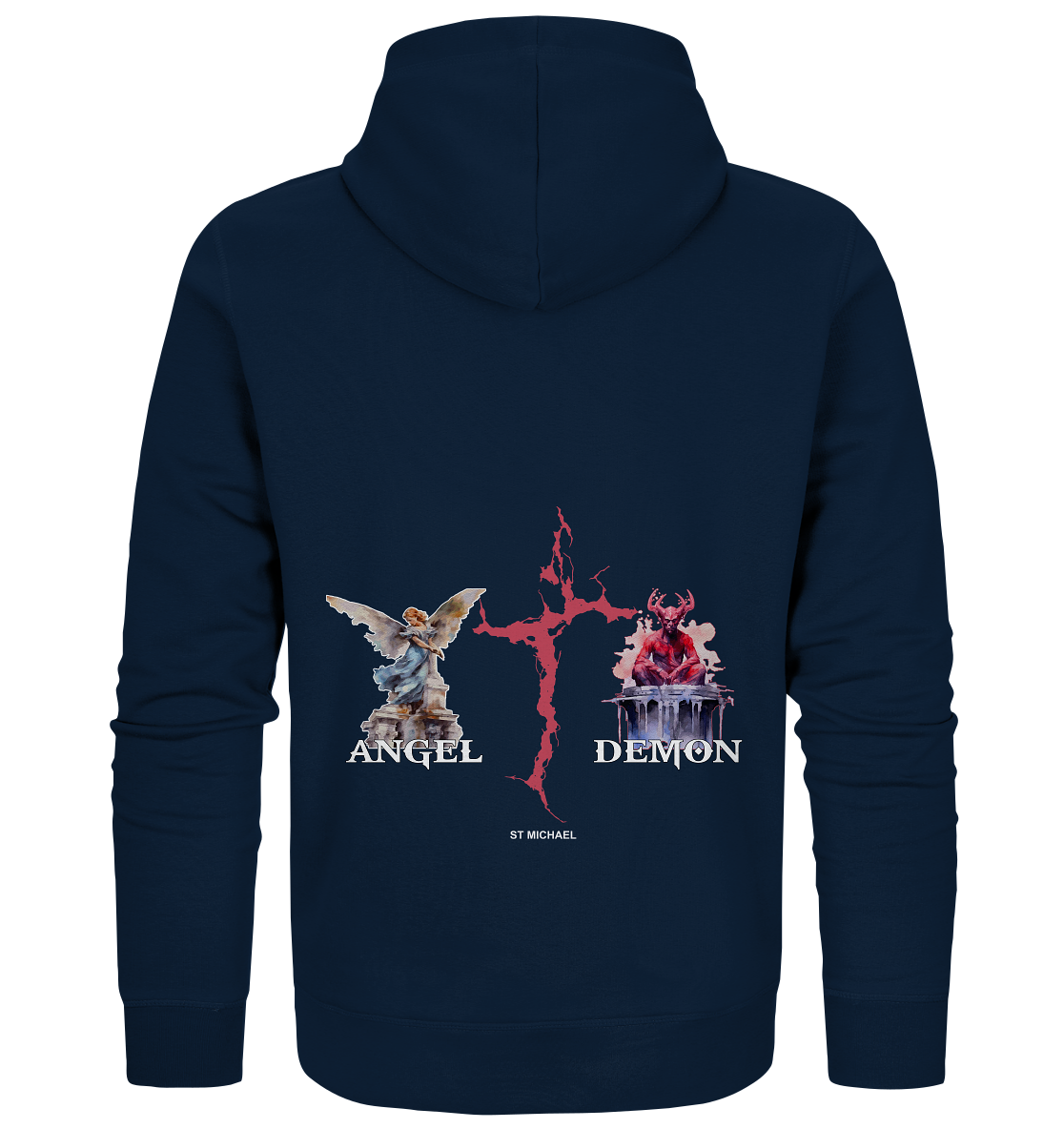Aq Vogue DTF Angel Demon - Organic Zipper