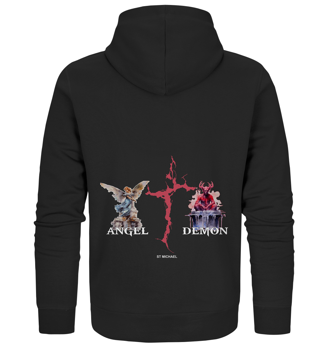 Aq Vogue DTF Angel Demon - Organic Zipper