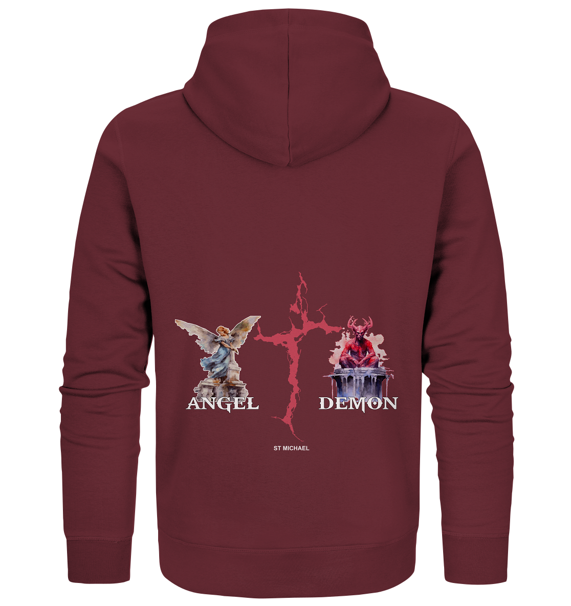 Aq Vogue DTF Angel Demon - Organic Zipper