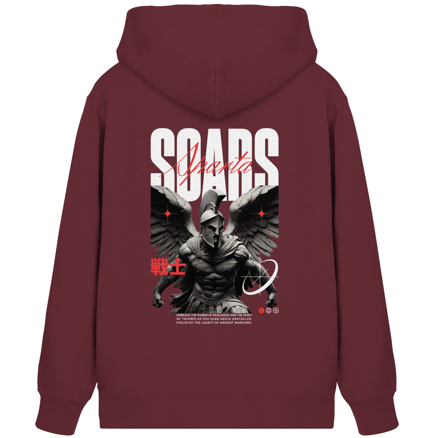 Aq Vogue DTF Spartan Wings - Organic Zipper