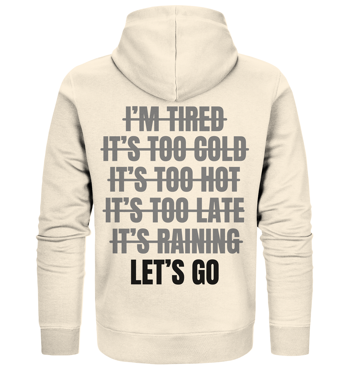 Aq Vogue DTF Lets Go - Organic Zipper