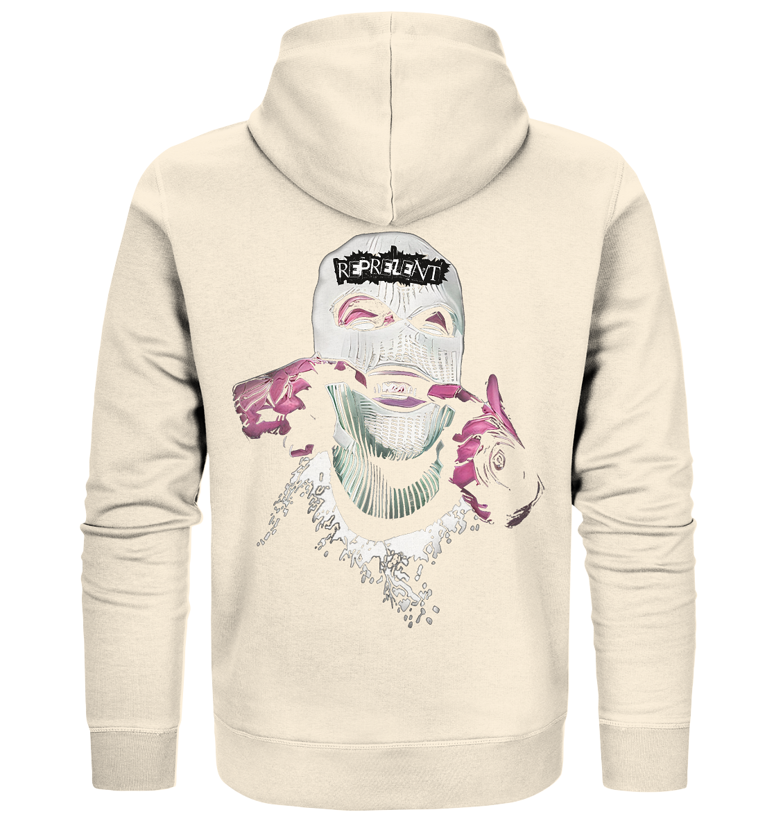 Aq Vogue DTF masked - Organic Zipper