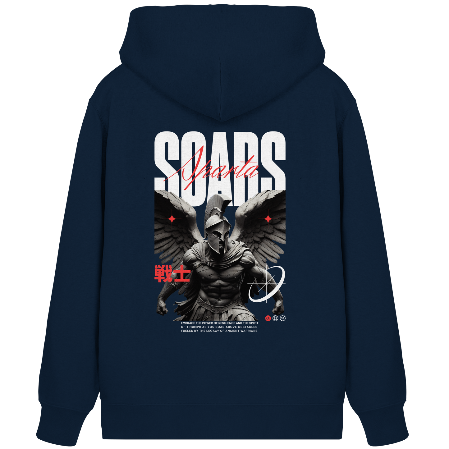 Aq Vogue DTF Spartan Wings - Organic Zipper