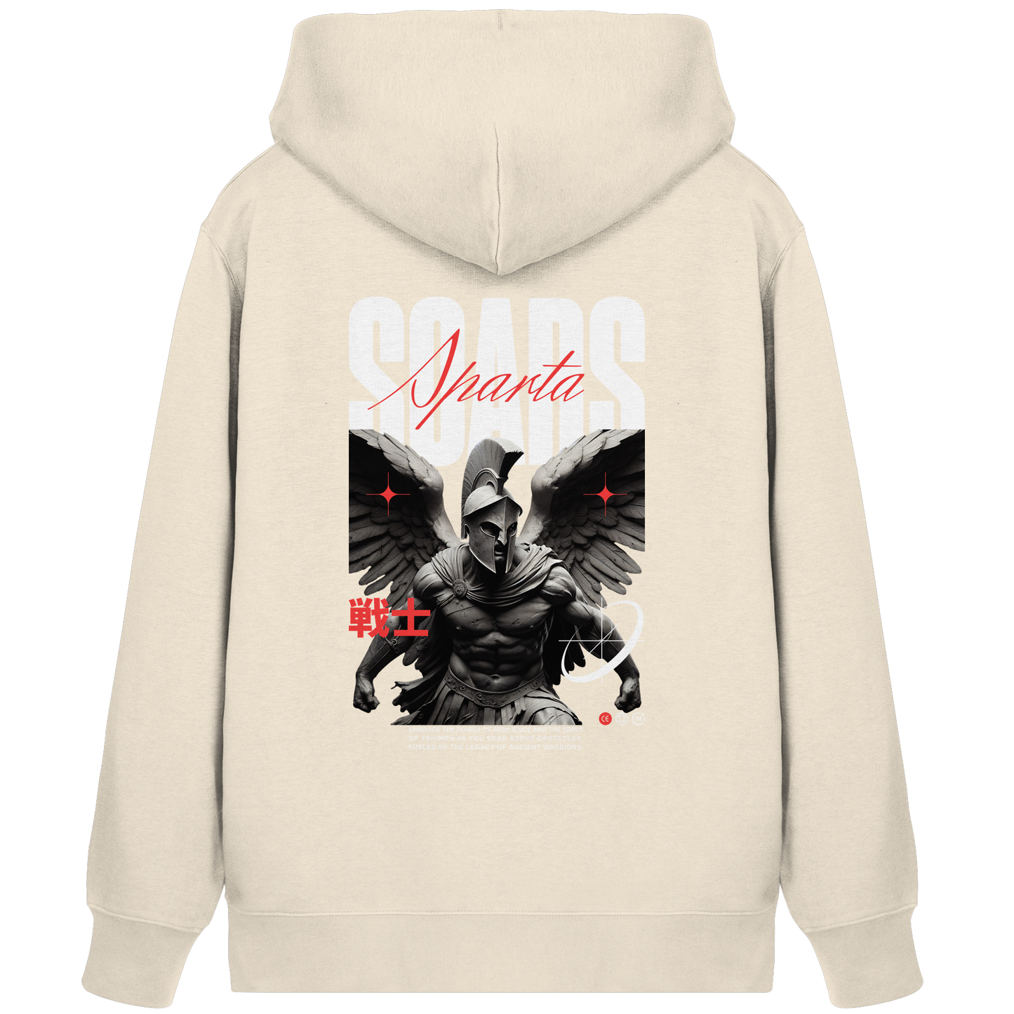 Aq Vogue DTF Spartan Wings - Organic Zipper