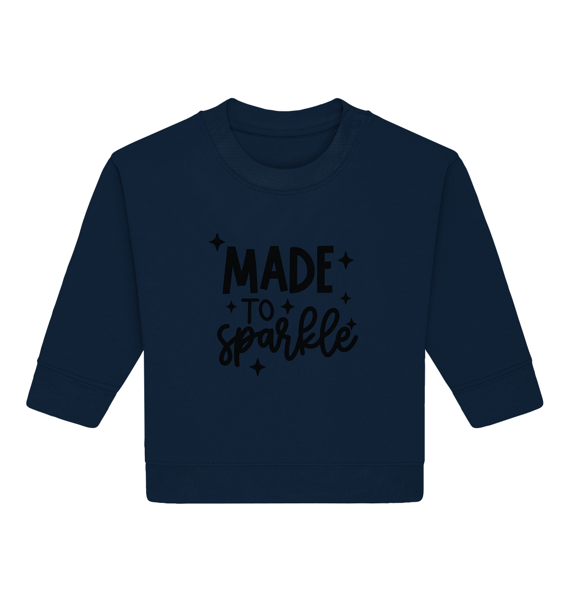 made to sparkle - Baby Organic Sweatshirt